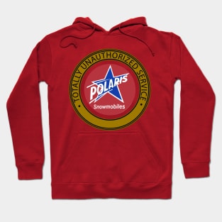 American White Snowmobile Hoodie